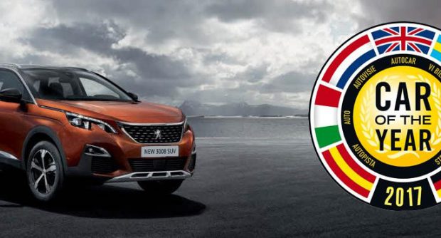 Peugeot 3008 è Auto dell’Anno 2017