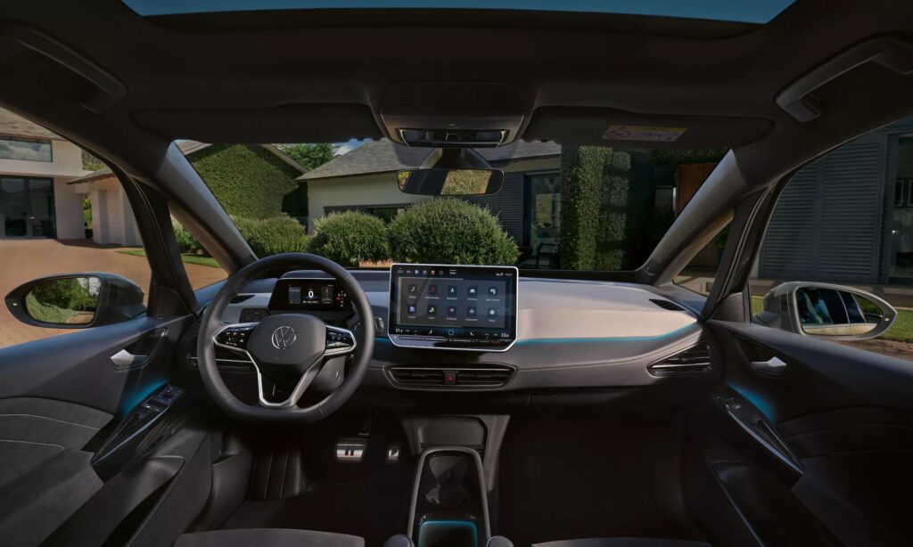 volkswagen id 3 interni autouno napoli