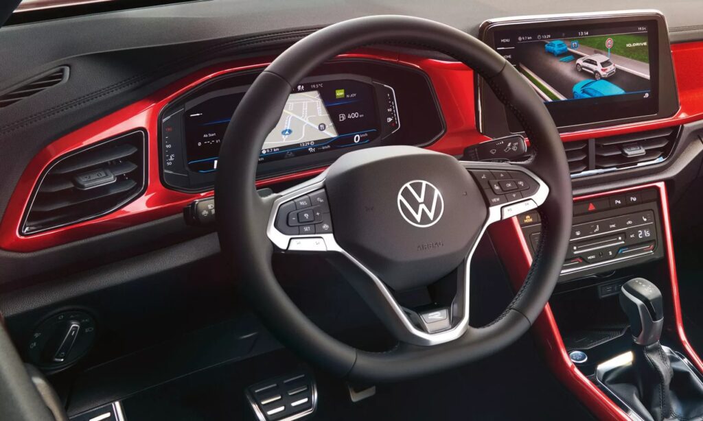 Volkswagen t-roc-cabriolet interni uno autouno napoli