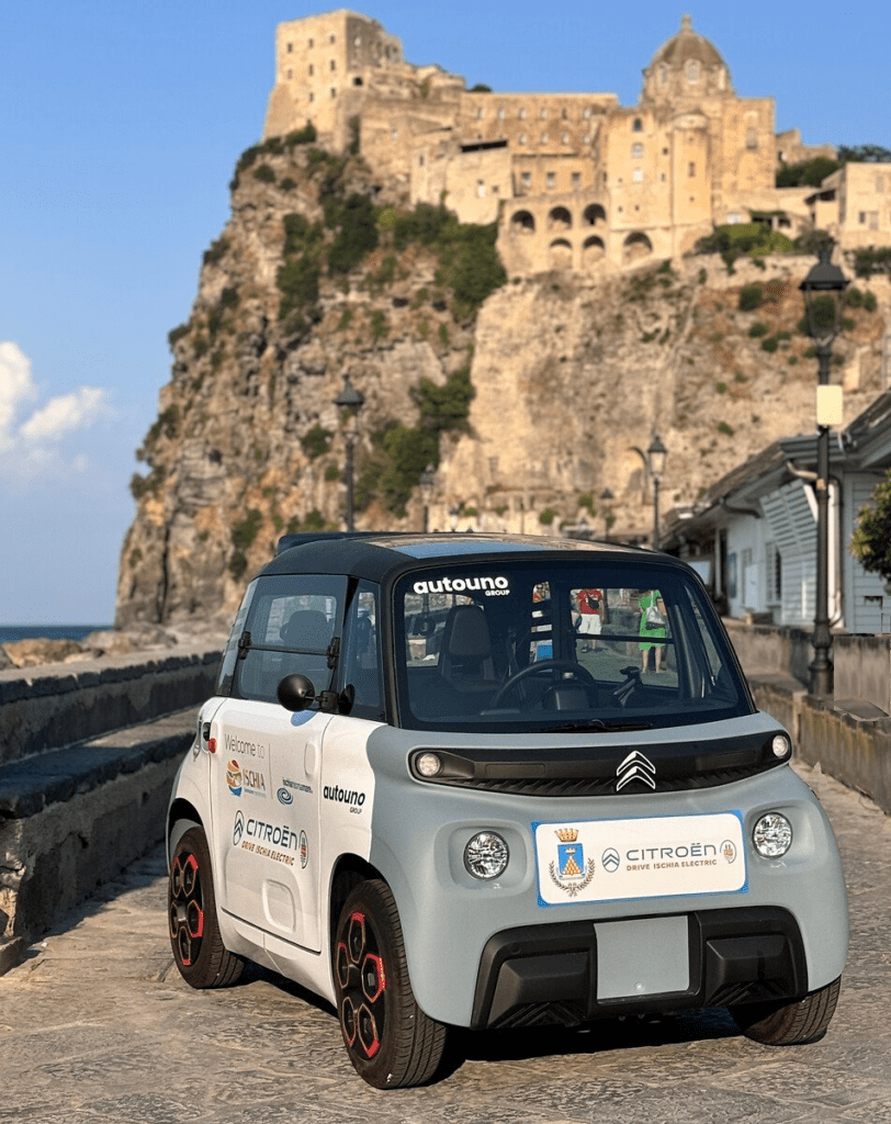 Autouno Group fornisce auto elettriche al Comune di Ischia