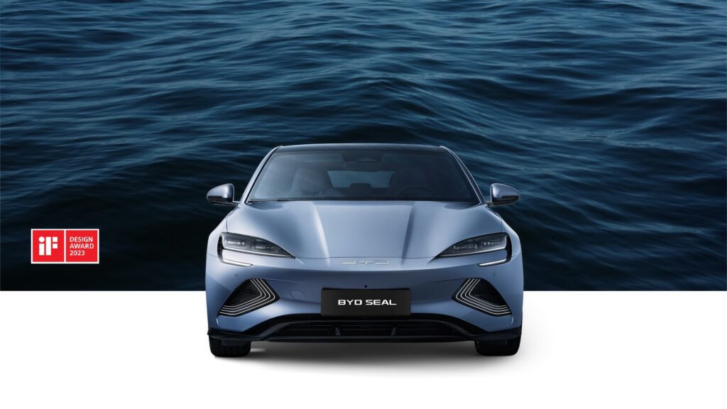 byd seal napoli frontale