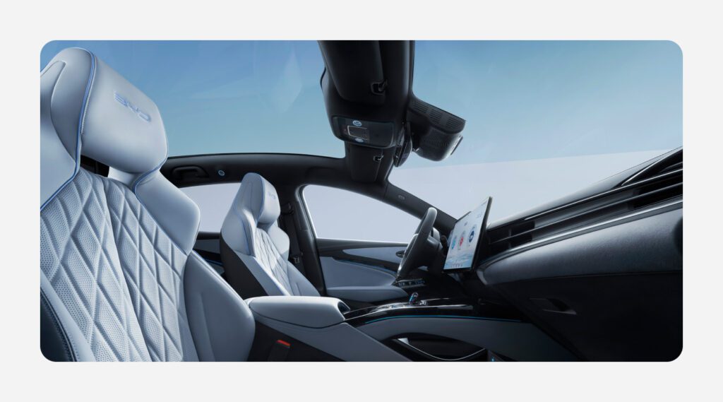 byd seal napoli sedili