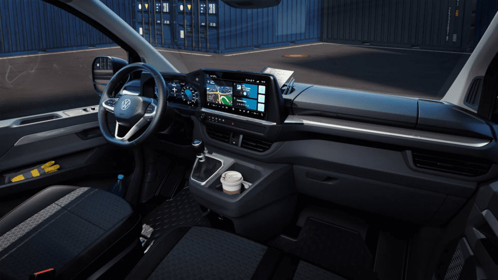 nuovo volkswagen transporter autouno veicoli commerciali 2025 interni