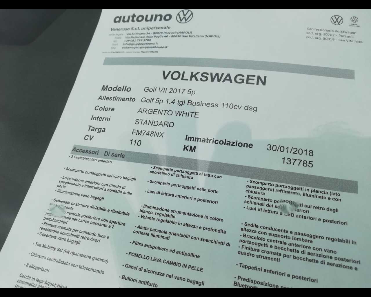 Volkswagen Golf 7ª serie facelift